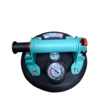 Присоска вакуумная 200 мм с поршнем и манометром в кейсе, "MAXIMUM" MX 12417