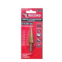 Сверло ступенчатое по металлу 4 - 20 мм