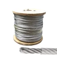 Трос стальной в оплетке ПВХ 6 мм 200 м, " MAXIMUM"