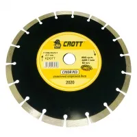 Диск алмазный отрезной сегментный 230x22.2 мм,"CROTT"